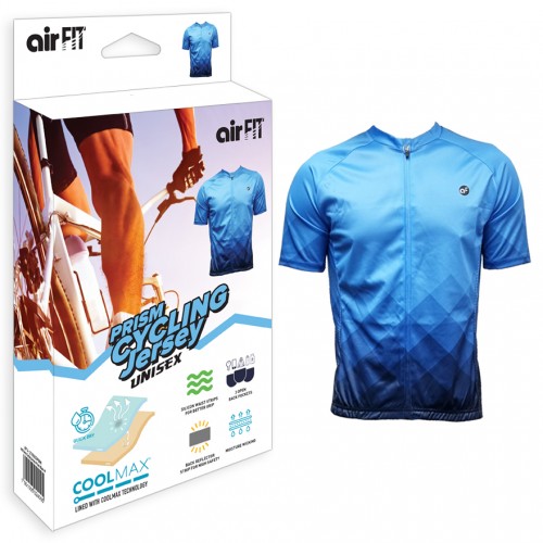 AIRFIT UNISEX PRISM CYCLING JERSEY - BLUE