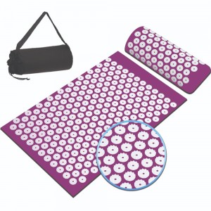 AIRFIT MUSCLE RELEASE ACUPRESSURE RECOVERY MAT & PILLOW SET - PURPLE