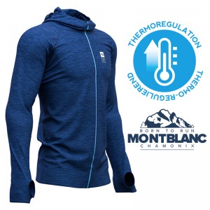Compressport 3D Thermo Seamless Zip Hoodie - Mont Blanc Limited Edition