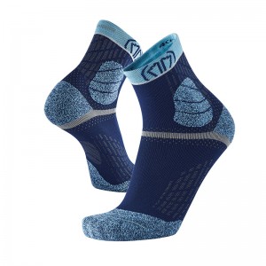 SIDAS TRAIL PROTECT TRAIL RUNNING SOCKS - BLUE/TURQUOISE