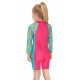 ZOGGS ZOGGS KID GIRL'S LONG SLEEVE ALL IN ONE - TURTLES PRINT