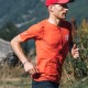 COMPRESSPORT TRAIL HALF-ZIP FITTED SS TOP RED CLAY