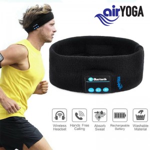 AIR YOGA - AIRBAND HEADBAND WITH WIRELESS HEADSET EARPHONE STEREO HANDFREE FOR FITNESS EXERCISE