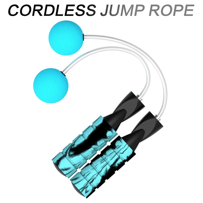 Ignite by SPRI Ropeless Jump Rope - Blue