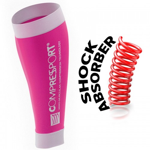 COMPRESSPORT R2 RACE & RECOVERY - PINK (PAIR)