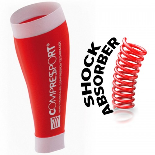 COMPRESSPORT R2 RACE & RECOVERY - RED (PAIR)