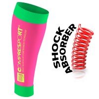 COMPRESSPORT R2 RACE & RECOVERY FLUO - PINK (PAIR)