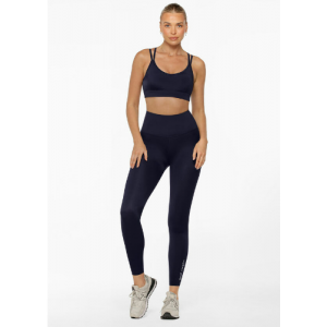 LORNA JANE LORNA JANE LOTUS NO CHAFE COOL TOUCH ANKLE BITER LEGGINGS - FRENCH NAVY