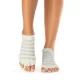 TOESOX TOESOX GRIP HALF TOE LOW RISE - WHITE SAND