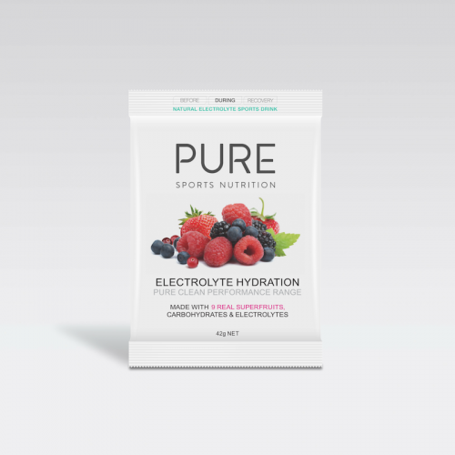 PURE SPORTS NUTRITION PURE PURE ELECTROLYTE HYDRATION SACHET - 9 REAL SUPERFRUITS 42G