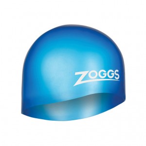 ZOGGS ZOGGS EASY-FIT SILICONE CAP - BLUE