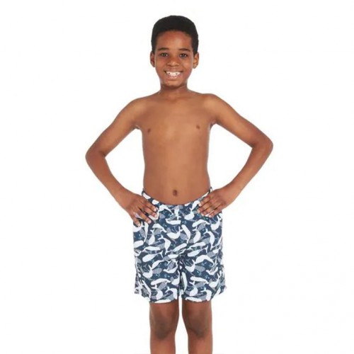ZOGGS ZOGGS BOY'S PRINTED 15 INCH SHORTS - SEACREST PRINT
