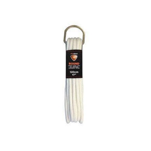SOFSOLE SOFSOLE ROUND D-RING LACES - WHITE