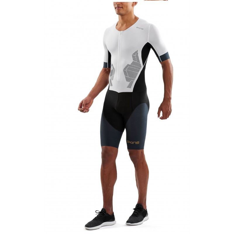 SKINS Men's DNAmic Triathlon Suit with Front Zip