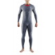 SKINS MEN'S COMPRESSION LONG SLEEVE TOPS 3-SERIES - CHARCOAL