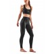 SKINS WOMEN'S COMPRESSION 400 LONG TIGHTS 3-SERIES - BLACK/STRAS