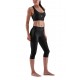 SKINS WOMEN'S COMPRESSION THERMAL 3/4 TIGHTS - BLACK