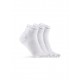 CRAFT CORE DRY MID SOCK 3-PACK - WHITE