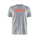 CRAFT CRAFT MEN'S CORE CHARGE SS TEE - MONUMENT