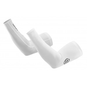 SKINS SKINS UNISEX'S COMPRESSION ARM SLEEVE 1-SERIES - WHITE