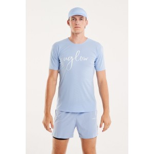 UGLOW UGLOW MEN'S TEE SUPER LIGHT RECYCLE POLY DYED - SERENITY