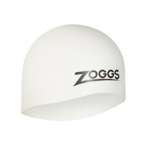 ZOGGS ZOGGS EASY-FIT SILICONE CAP - WHITE