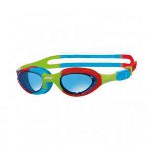 ZOGGS ZOGGS SUPER SEAL JUNIOR - RED/BLUE - TINTED BLUE LENS