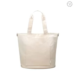 VOORAY VOORAY ZOEY TOTE - NATURAL COTTON