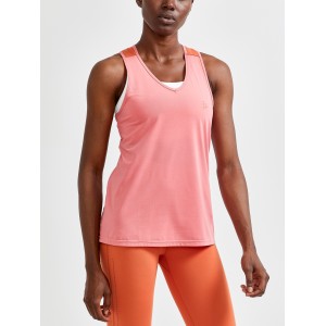 CRAFT CRAFT WOMEN'S ADV CHARGE PERFORATED SINGLET - CORAL/TERRACOT