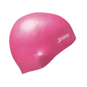 ZOGGS ZOGGS EASY-FIT SILICONE CAP -PINK